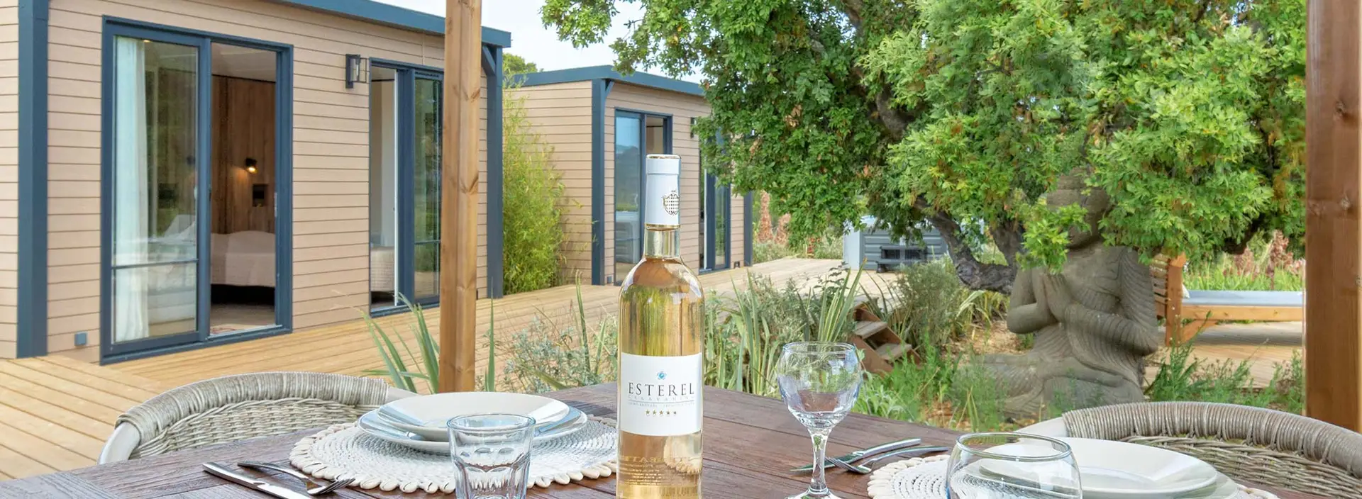 Mobil-home VIP SAFARI - Piscine et spa privatifs